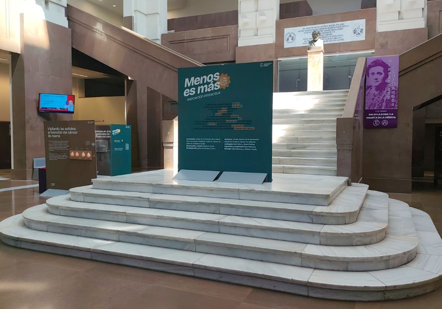 Imagen del evento:AECC, Exposición, Menos es Más, Prevención, Cáncer